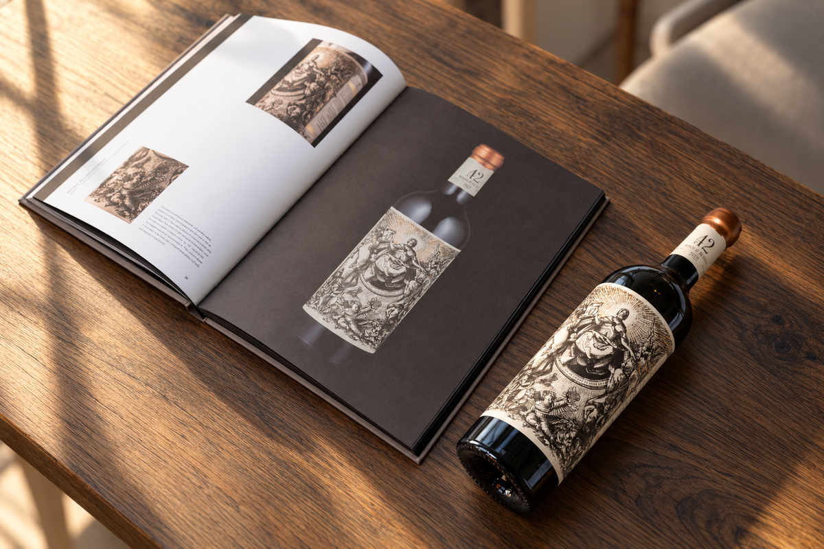 A tribute to the art and creativity of wine label design.